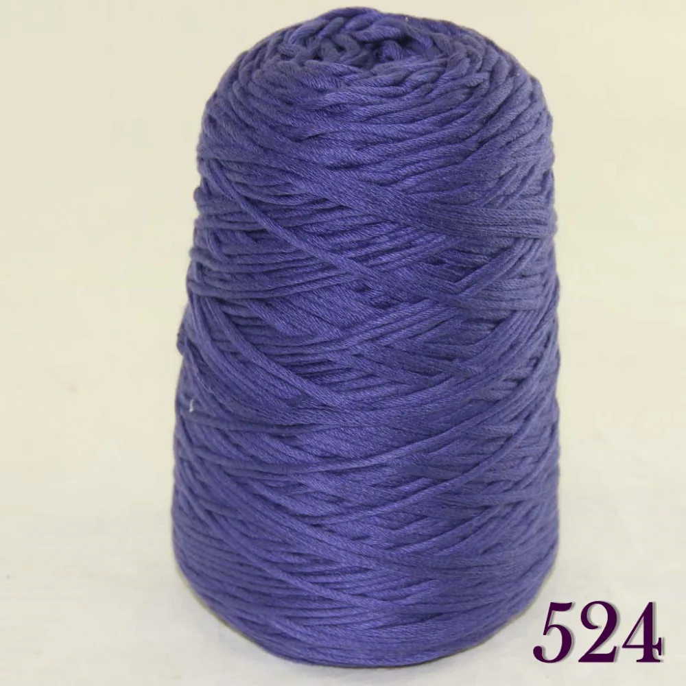 1X400g soft sell high quality 100 cotton hand woven yarn Royal Blue