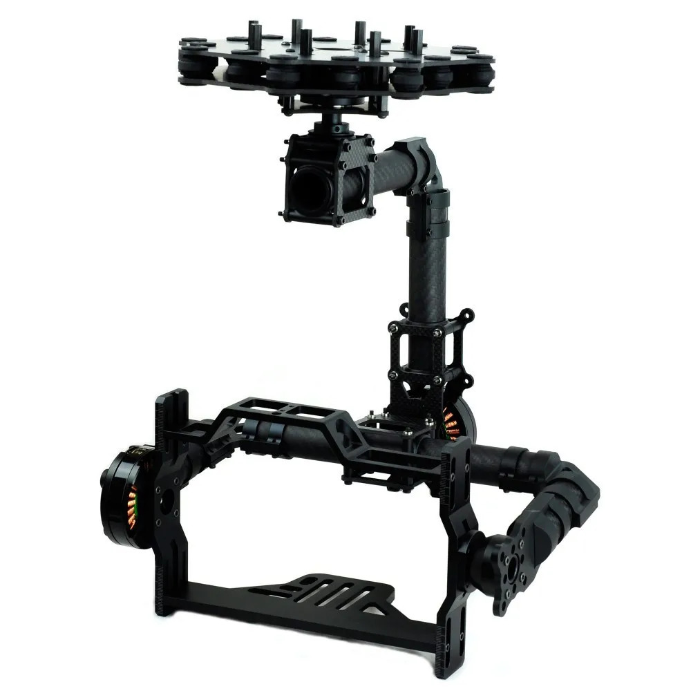  3 axis DSLR Brushless Gimbal Glass Fiber Aerial Camera (With the motor)