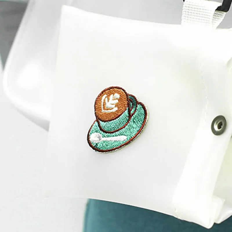 Embroidery Coffee Gadget Badge A5-3