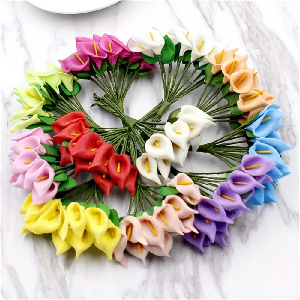 

1pcs12 Arachnida plant bouquet foam PE man-made mini lily bouquet wedding decoration collage DIY flower