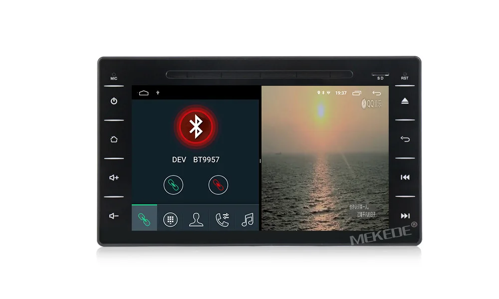 Sale MEKEDE 2+32G Android 9.1 Car DVD multimedia Player audio radio  for Toyota Hilux 2016  Car Radio GPS Navigation BT WIFI RDS 6