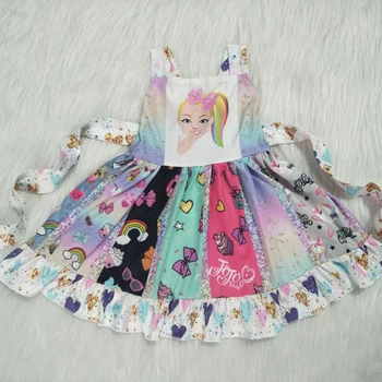 

Cute Baby Girl Sling Twirl Dresses Kids Chirldren Pretty Fashion Cartoon Character Dress Clothes