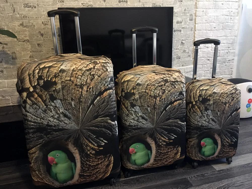 FORUDESIGNS/Винтажный Череп Панк багажные защитные чехлы 3D Бабочка Печатный багажник чехол для 18-30 дюймов чемодан эластичный толщистый
