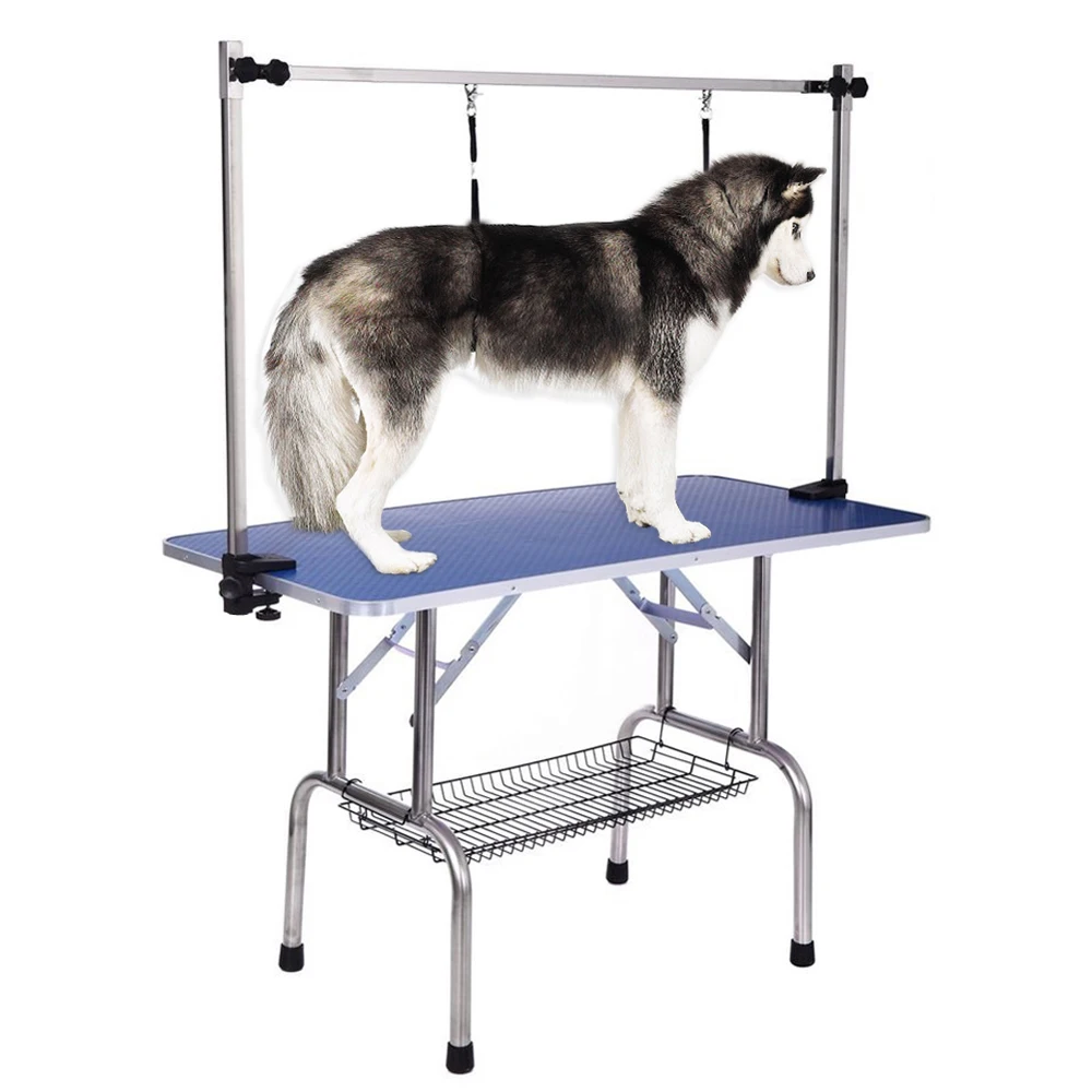 Folding Pet Dog Grooming Table Professional Beauty Shop Grooming Desk
