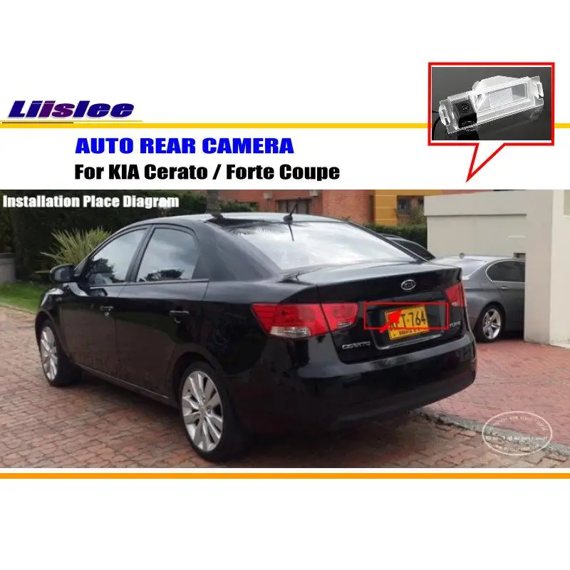 

Liislee Car Rear Camera For KIA Cerato / Forte Coupe / Back Parking Camera / License Plate Light Camera / HD CCD RCA NTST PAL