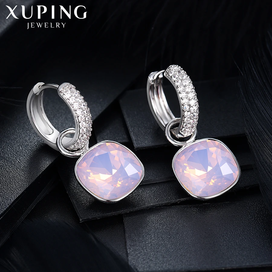 Xuping, модные серьги-капли, высокое качество, кристаллы от Swarovski, цветное покрытие, Шарм для женщин, подарок на день матери, M66-203