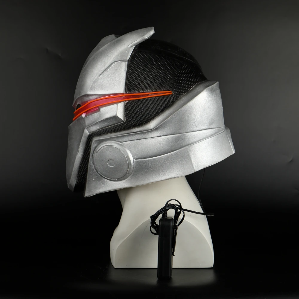 Game Fortniter Omega Mask With LED Light Drift Cosplay Latex Helmet Omega Halloween Party Dropshipping (24)