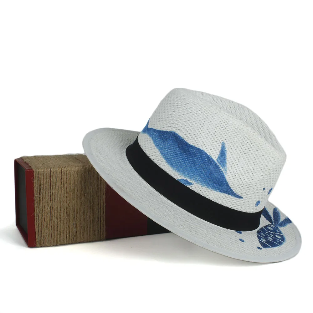 mens straw homburg hat
