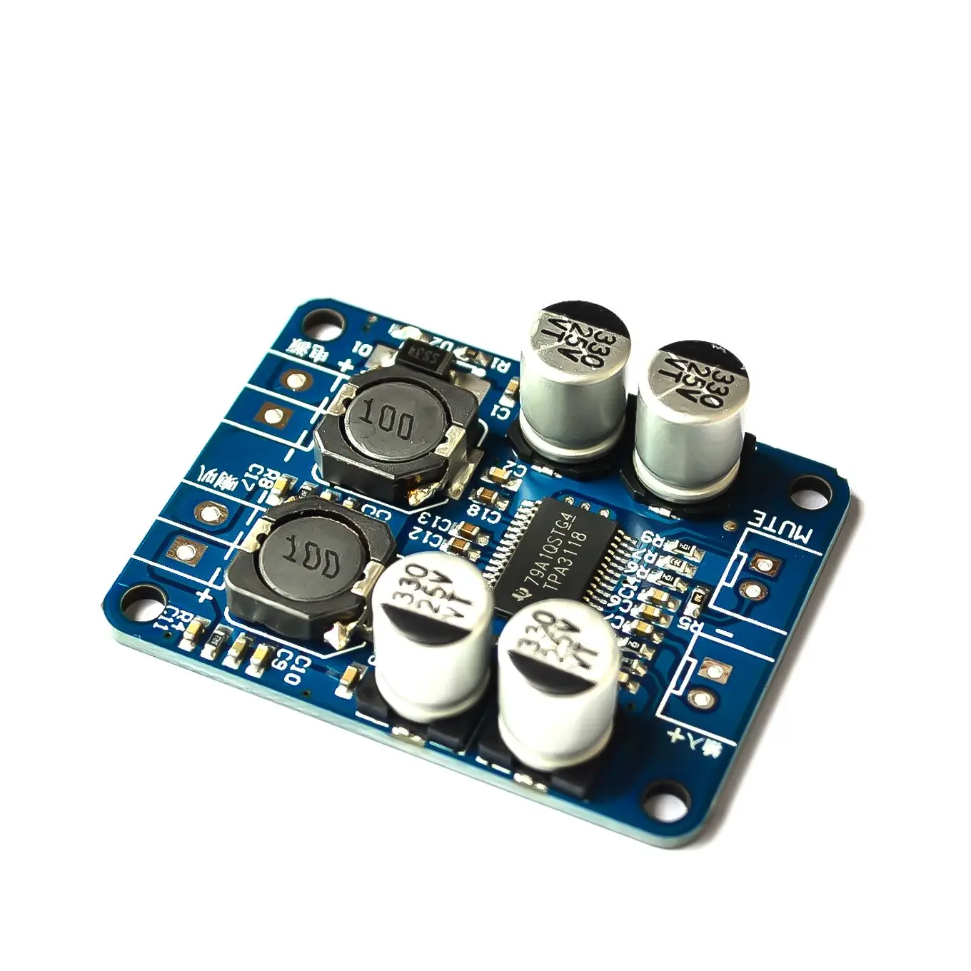 

TPA3118 PBTL mono digital amplifier board 1X60W 12V 24V POWER AMP