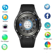 Kw88 3g smart watch telefon mtk5680 android 5.1 os wacht 1,39 zoll bildschirm smartwatch unterstützung wifi gps google karte pk kh88 d5 X5