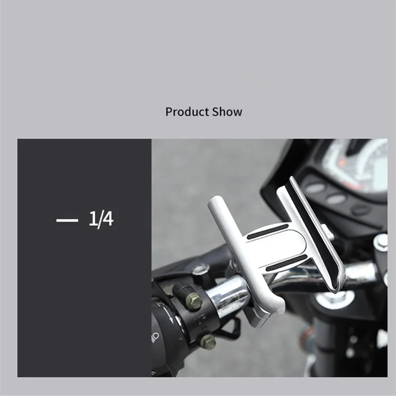 Motorcycle Bicycle Phone Holder Universal Mobile Cell Phone Holder Bike Handlebar Clip Stand GPS Mount Bracket for Harley Moto (15)
