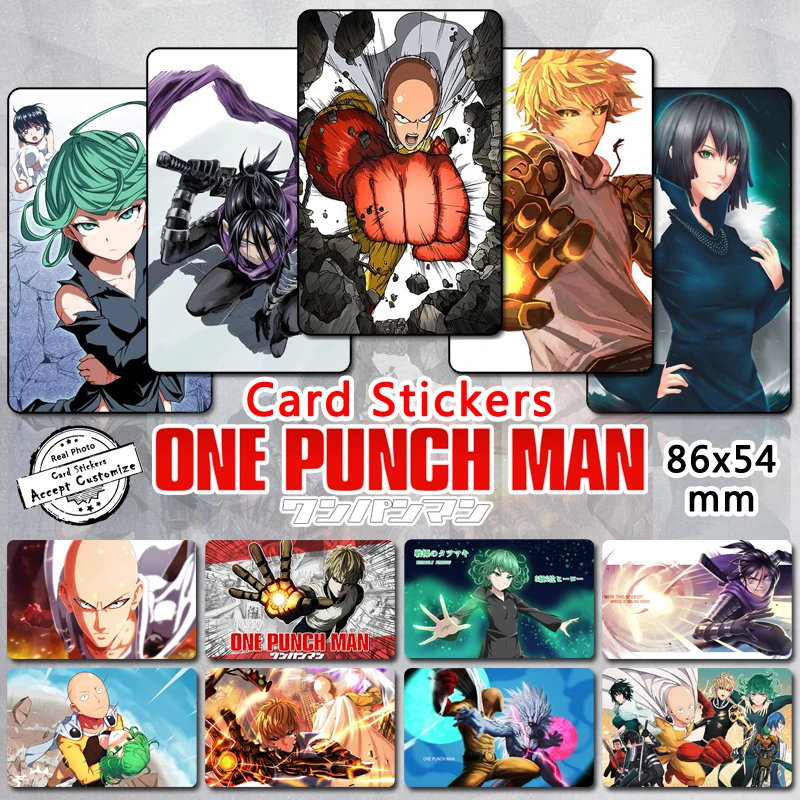 

35pcs One-Punch Man Card Stickers Hot Anime Characters Saitama Genos Sonic Tatsumaki 2017 New Collectible Self Adhesive Sticker