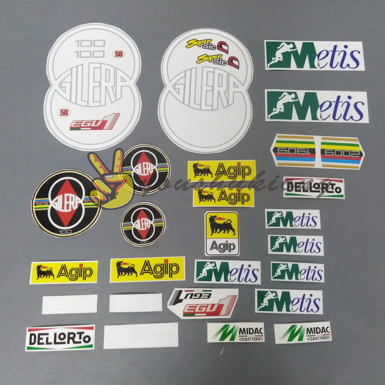 

Motorcycle high quality 3m sticker full car fairing fit for aprilia rs250 1998year 100th 100anniversary