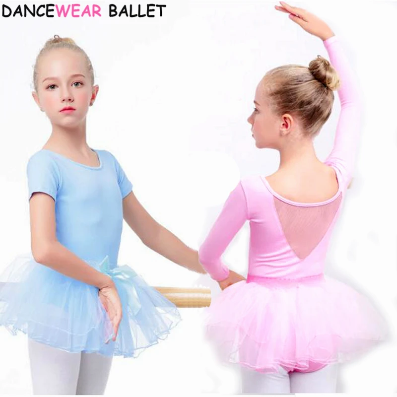 US Girls Ballet Dance Leotard Dress Tutu Skirt Gymnastics Kids Dancewear Costume