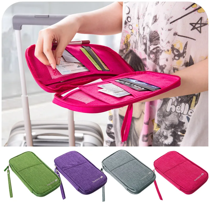 New Waterproof Travel Multifunction Wallet Storage Bags Ticket Passport