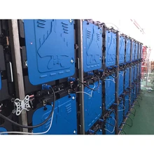 6 шт. P5mm напольный SMD2727 640X640 мм литой алюминиевый шкаф rgb полноцветный светодиодный экран видеостена панель