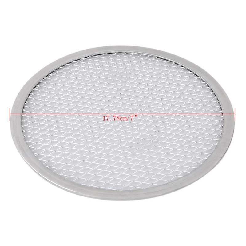 Алюминиевый плоский сетчатый экран для пиццы круглый сетчатый поднос для выпечки кухонный инструмент 6 дюймов-7 дюймов Кухонные инструменты горячая распродажа высокое качество