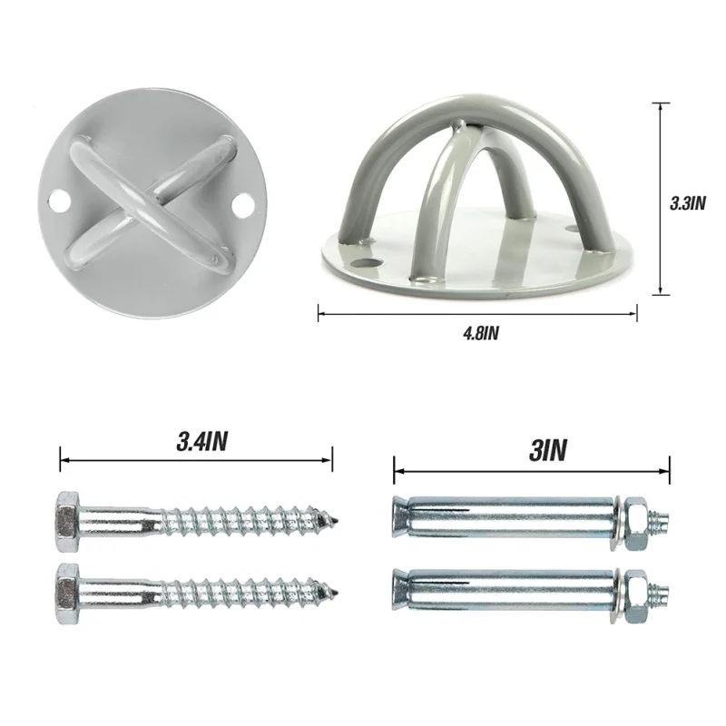 Фитнес Группы Сопротивления подъемные веса бокс Йога якорь потолок для крепления якоря якорь гамак качели