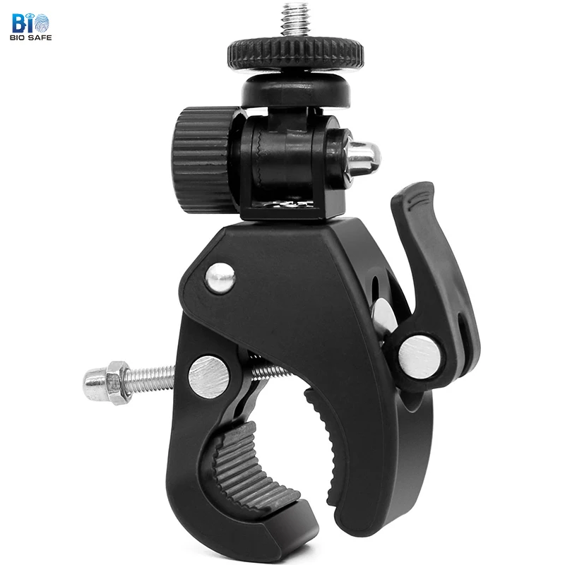 

Biosafe DSLR Digital Camera Bicycle DV Stand Action Camera Car Accessories 180 Degree Rotation Holder Tripod Heads Bike Stand