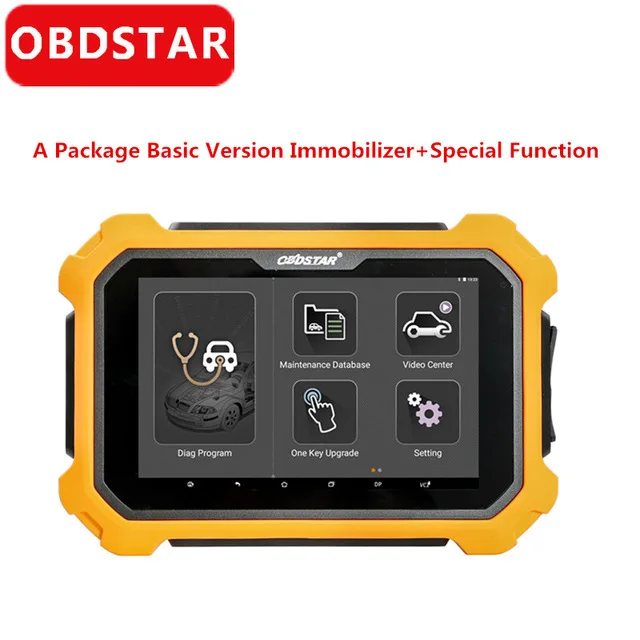 OBDSTAR X300 DP Plus X300 PAD2 C посылка полная версия 8 дюймов планшет поддержка ECU программирования и Toyota Smart Key - Цвет: A