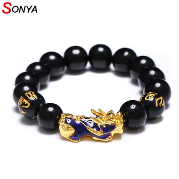 

SONYA Classic Tibetan Buddhism Beaded Bracelet Six Words Mantras OM MANI PADME HUM Amulets Beads Bracelet Religious Jewelry