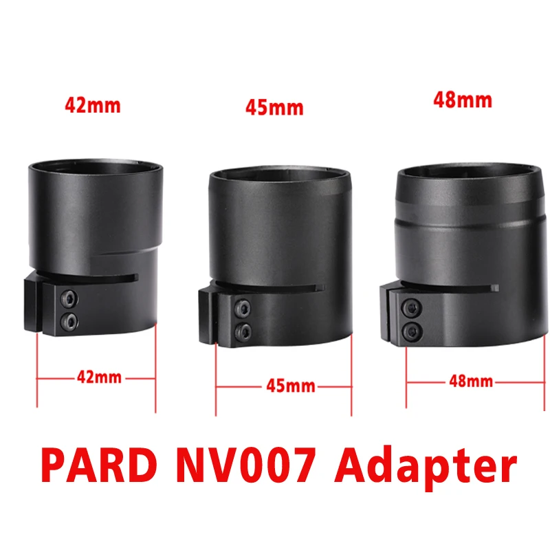 

PARD NV007 Digital Night Vision Adapter 42/45/48mm 3 size Bayonet Fit for NV007 Night Vision 48mm Bracket