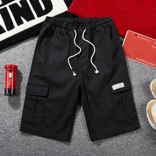 Летние новые мужские шорты Карго модные армейские военные тактические Homme Шорты повседневные многокарманные мужские мешковатые брюки 44 46 48