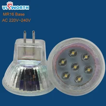 1 Вт Светодиодный прожектор чашки светодиодный лампы GU5.3 базы по заводским ценам, и он имеет высокую эффективность качество холодное белое свечение, теплое белое свечение