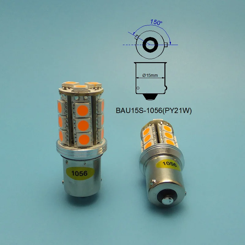 P21/5W BA15S LED Bulbs1056 Auto Fog Brake Lights Tail Turn 5050 Led Light R5W Lamp parking Reserve Lights light source