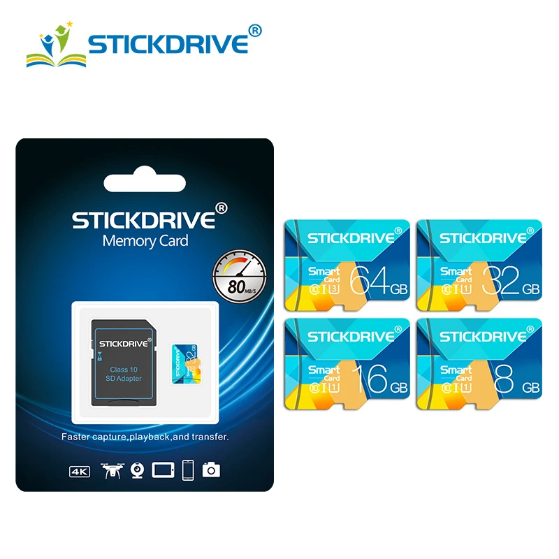 

High speed class 10 tarjeta micro sd 32gb 64gb 128gb micro sd card Real capacity mini TF cards 16gb 8gb 4gb flash memory cards