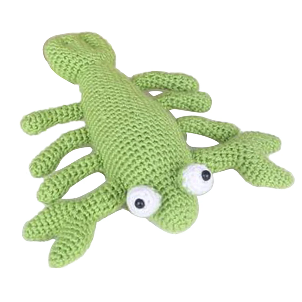 Handmade DIY Lobster Doll Toy Crochet Kit Amigurumi Kit for Kids Beginners Crafts