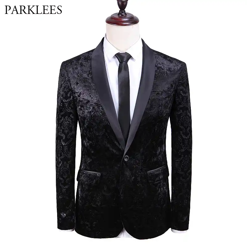 black velvet dress jacket