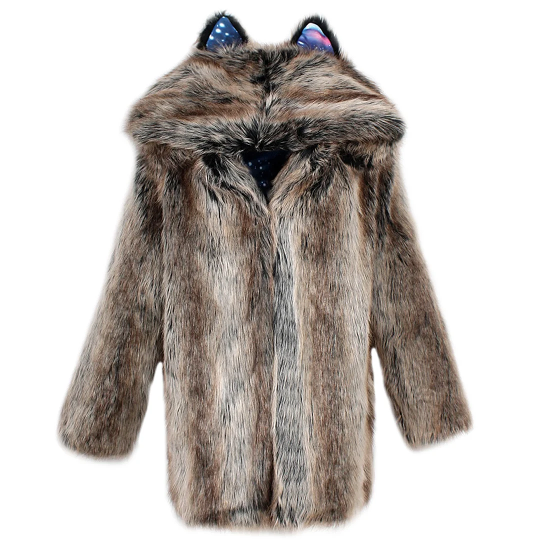 D'hiver Mode Renard Manteau De 2 Manteaux Femmes Moyen Luxe Faux Artificielle Fourrure 1 Mujer Pardessus Conception Dames Long Femme E1xwqpf5x