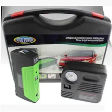 50800mAh 12V Emergency Jump Start Power Bank for Car Jump Starter Supplier Car Jump Start Laptop Starter with Pump Green LR15