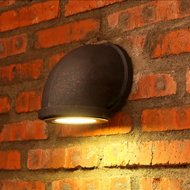 

Creative Retro Water Pipe Wall Lamp Iron Art LOFT Light Bedside Lamp Bedroom Stair Living Room Corridor Bedroom Decorative Light