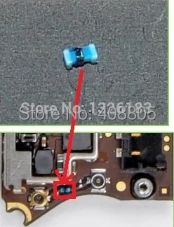 

1000pcs/lot, for iphone 4 4G antenna signal blue coil inductor L17 rf L17_RF ic chip on mother board fix part, free ship