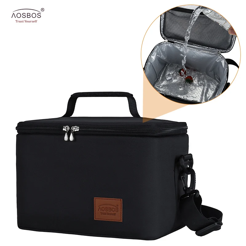 Aosbos Герметичная сумка-холодильник для пикника для мужчин большие портативные термо сумки для обедов для женщин дети изолированная сумка