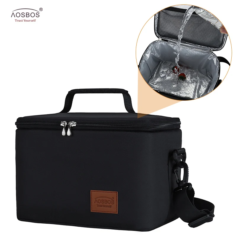 Aosbos Leakproof Picnic font b Cooler b font Lunch font b Bag b font for Men