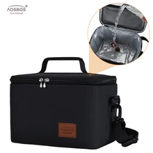 Aosbos Leakproof Picnic font b Cooler b font Lunch font b Bag b font for Men