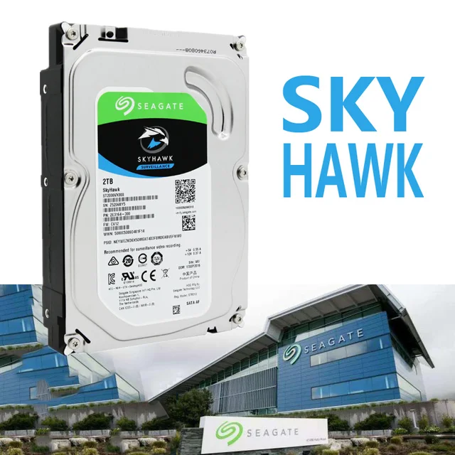 Жесткий диск Seagate Skyhawk для системы видеонаблюдения, 3,5 дюйма, SATA III 4