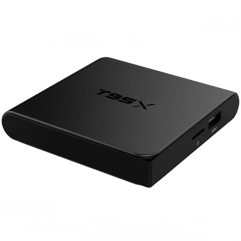 ТВ приставка T95X Android6.0 Amlogic S905X 64 бит четырехъядерный 1G/8G 2G/8G KD17.5 WIFI 2 4 GHz