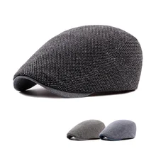 Новая мужская Кепка-восьмиклинка Newsboy картуз винтажная Кепка с металлической буквой мужские шапки для женщин берет Фуражки