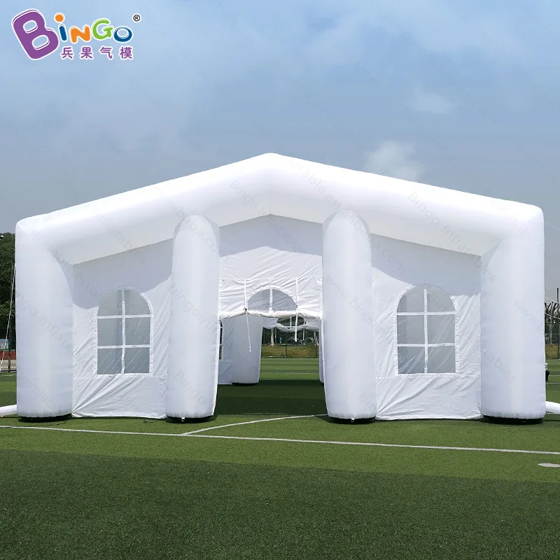  Free Shipping 10X10X5 meters white color gaint inflatable tent advertising events blow up party ten