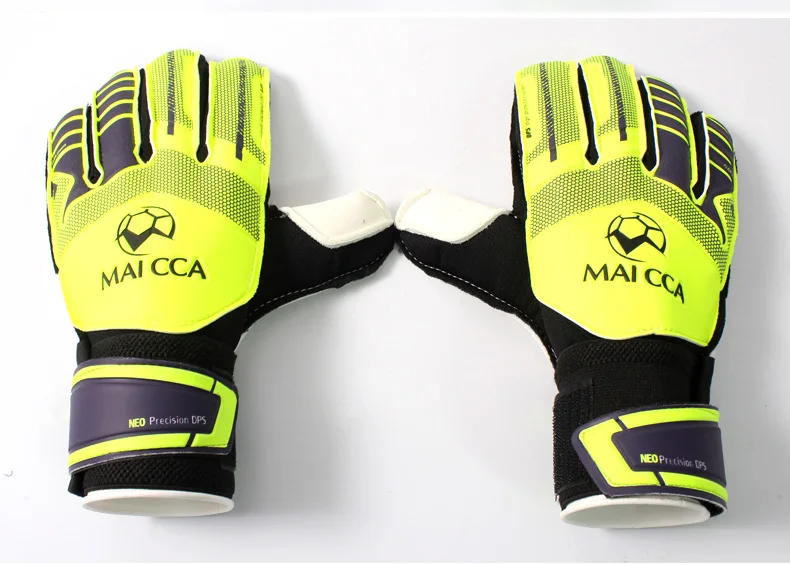 Хит! Профессиональные Футбольные Перчатки Вратаря 3 мм толстые надежные латексные перчатки с двойной защитой для пальцев