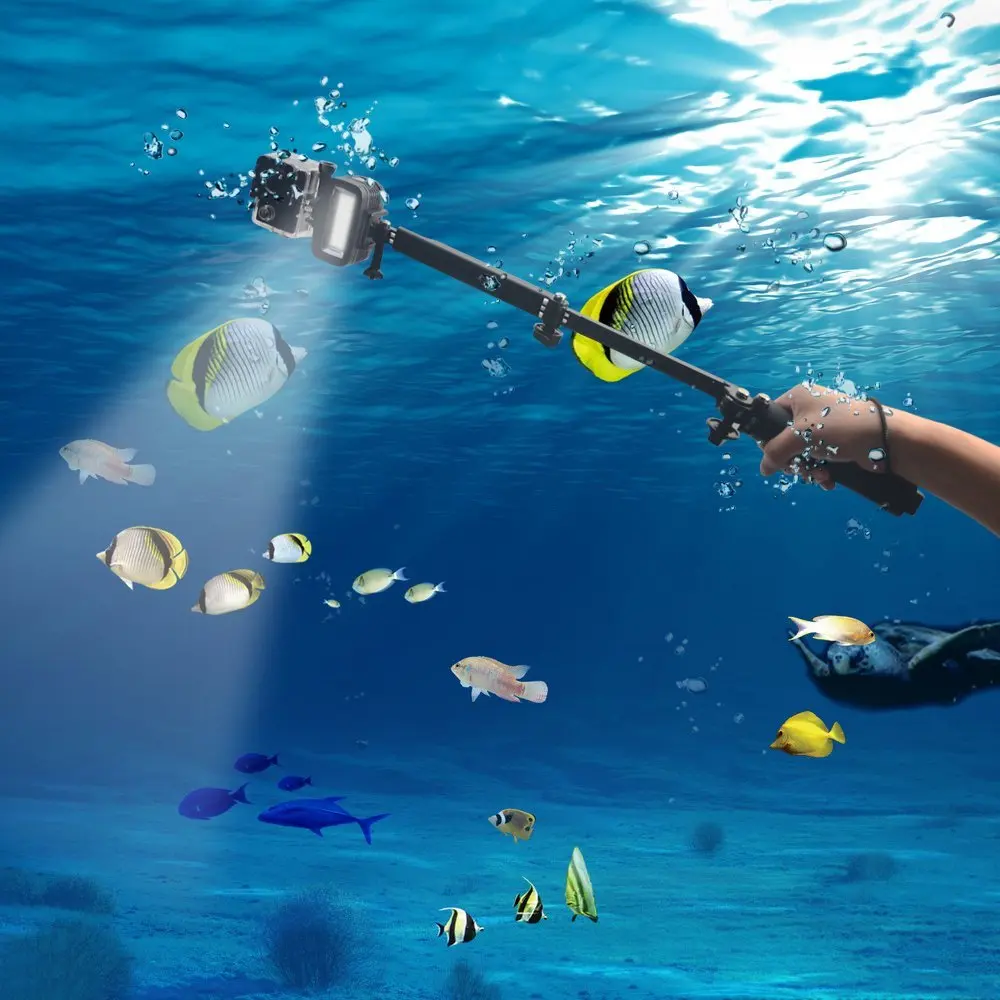 Promo Offer 20 Underwater 5500K LED Video Light 40M 130ft Diving Gopro