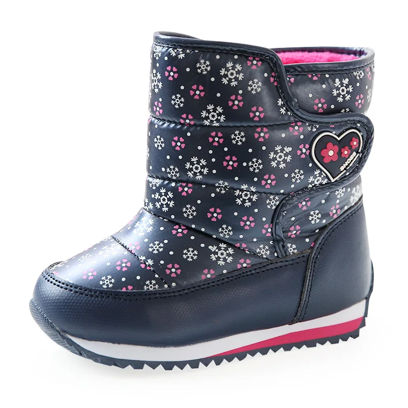 

2019 Children Winter Snow Boots Thickening Snow boots For Girls Shoes Kids Boots Winter Sport Cotton Boots For Girls Non-Slip