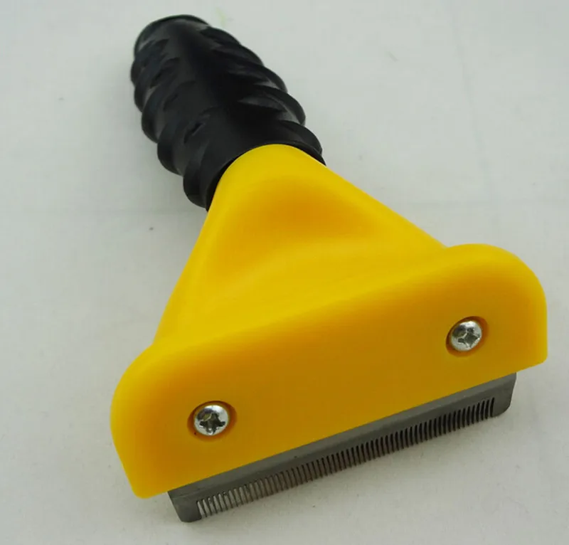 Hair removal comb faded comb dog Rubber Handle Brush Hair Comb Pet
