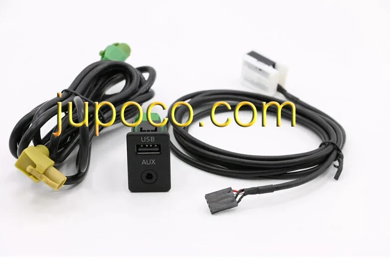 OEM 2 в 1 USB AUX кабель для RCD510 RNS510 RNS315 RCD500 RNS300 RCD300 RCD200 GOLF MK6 JETTA MK5 Sagitar