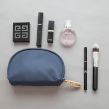 New fashion tourism travel hand wash makeup bag half shell bag storage bag