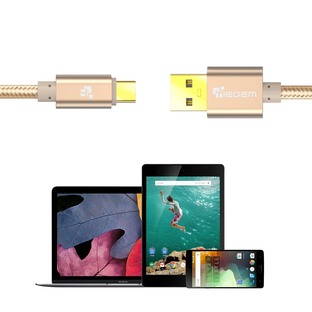 Tiegem Тип USB C кабель USB c 3.1 Тип-C быстрой синхронизации и зарядный кабель для Huawei P9 Коврики 9 HTC 10 LeEco 2 zuk z1 z2 Sony USB-C